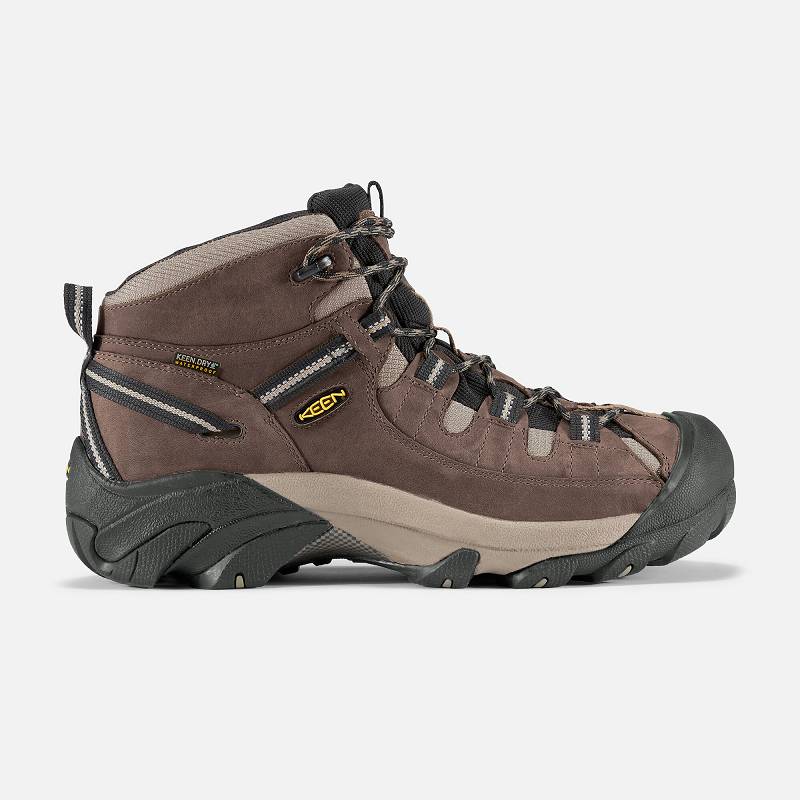 Keen Targhee II Mid Wide Waterproof Wanderstiefel Herren DE-41065 Shitake/Brindle - Keen Herrenschuh